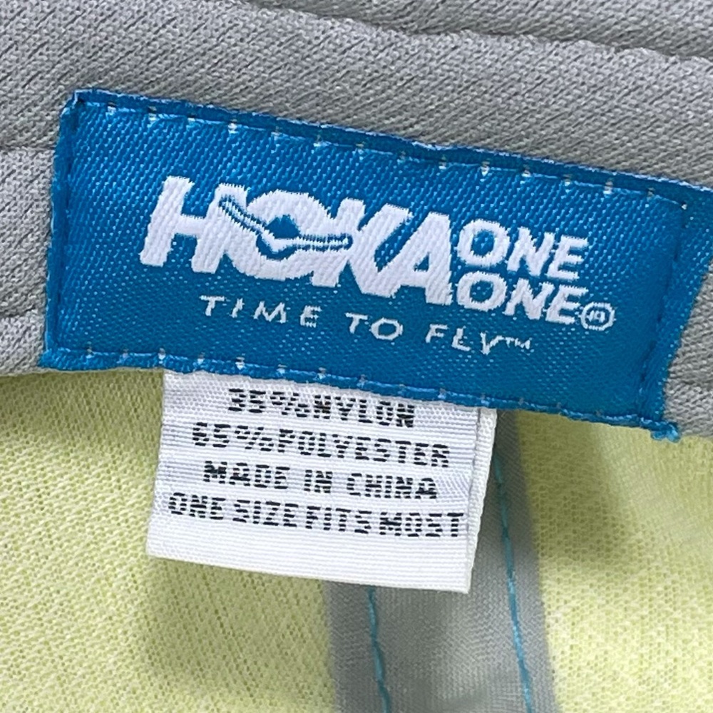 Hoka One One Time To Fly Colorblock Hat Adjustable Strap Back Cap Running - Picture 5 of 5